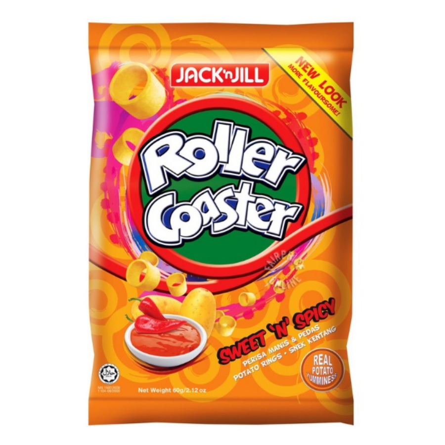 Jack 'n Jill Roller Coaster Sweet & Spicy 60g