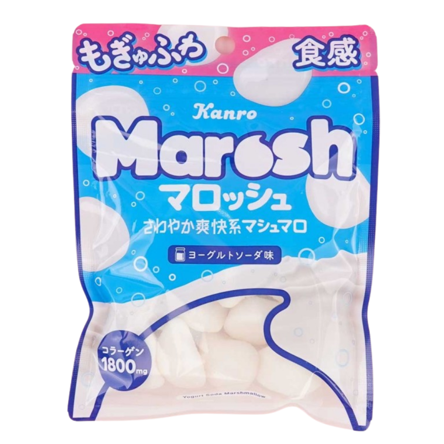 Kanro Marosh Marshmallow Yogurt Soda 50g