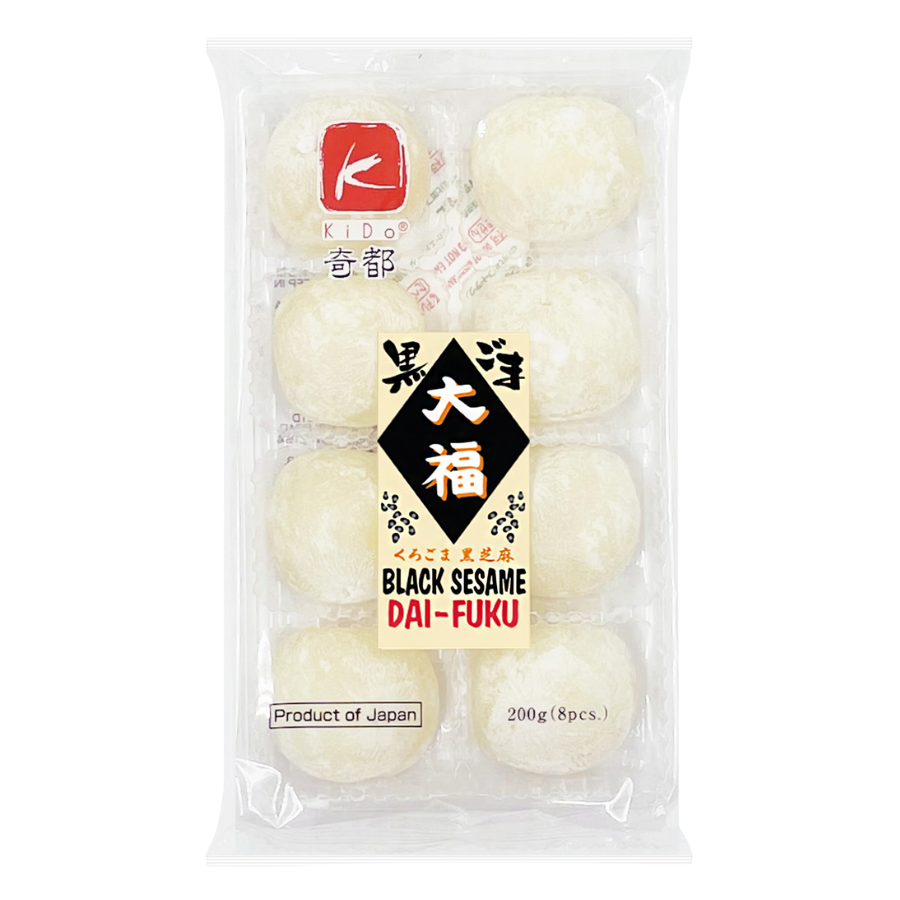 Kido Black Sesame Dai-Fuku Mochi 200g