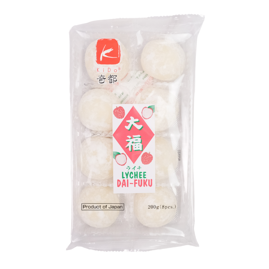 Kido Lychee Dai-Fuku Mochi 200g