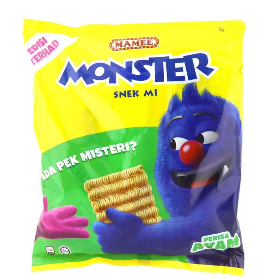 Mamee Monster Snack Chicken 8x25g (EXP: 28.04.25)