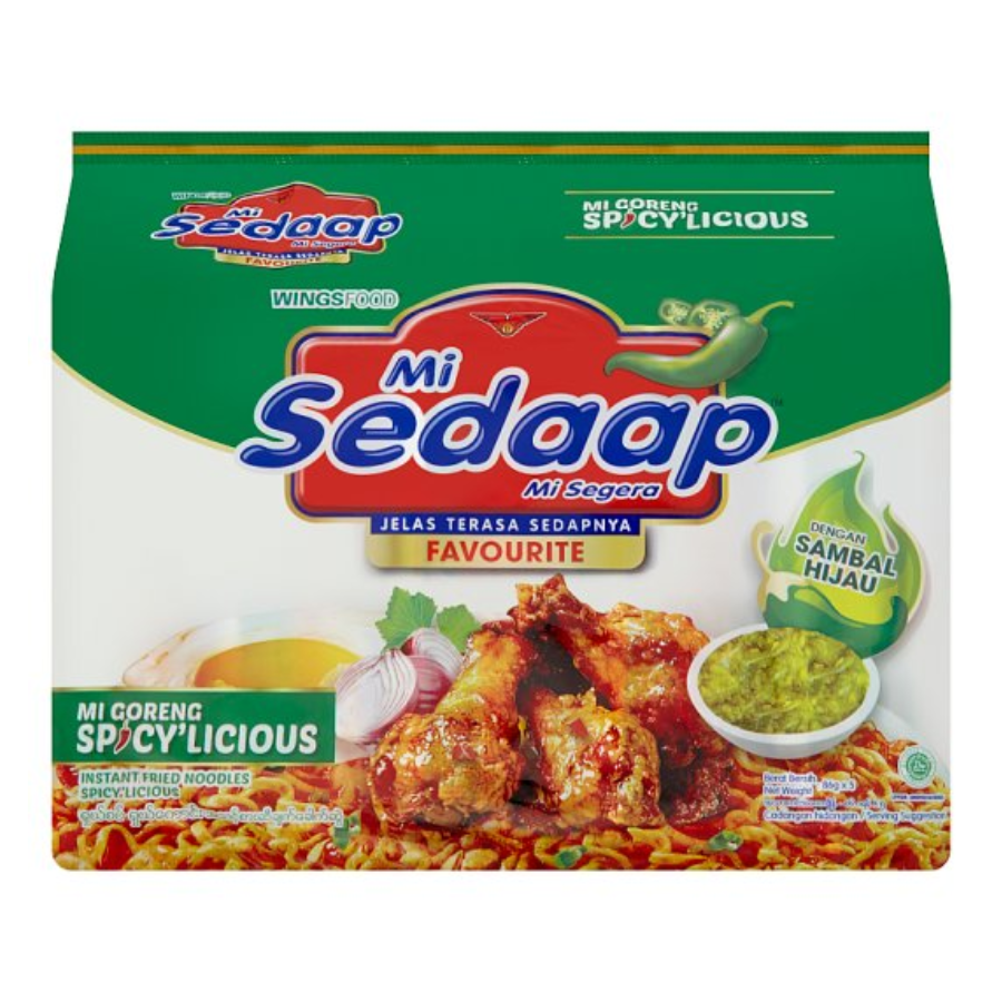 Mi Sedaap Spicylicious Flavour 5x79g Pack