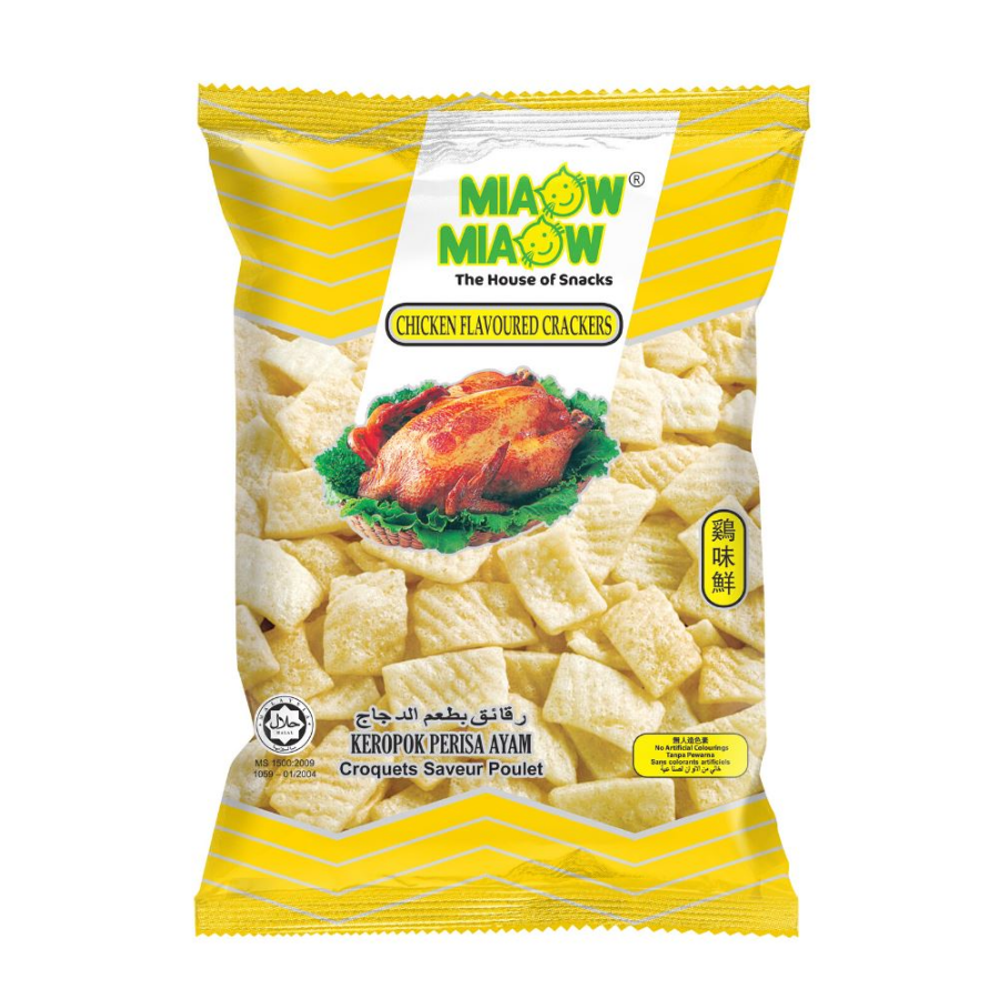 Miaow Miaow Chicken Flavoured Crackers 60g