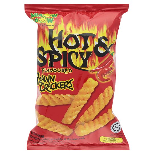 Miaow Miaow Hot & Spicy Prawn Crackers 60g (EXP: 01.06.25)