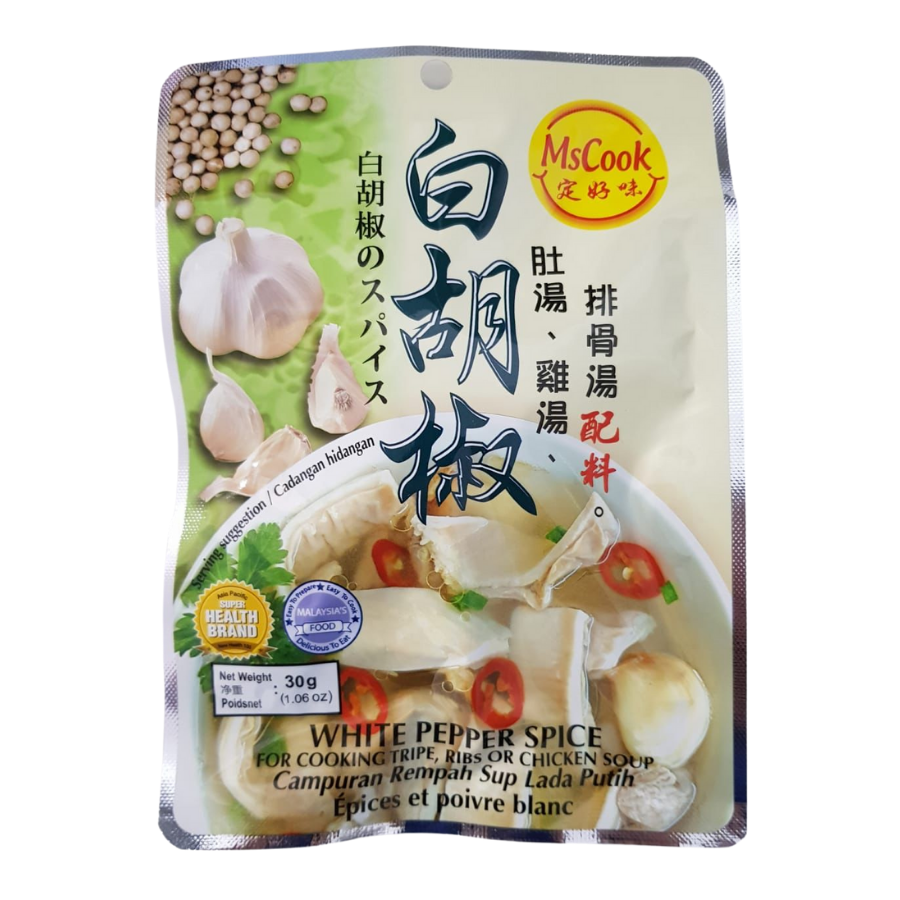 Ms Cook White Pepper Spices 30g (EXP: 10.11.25)