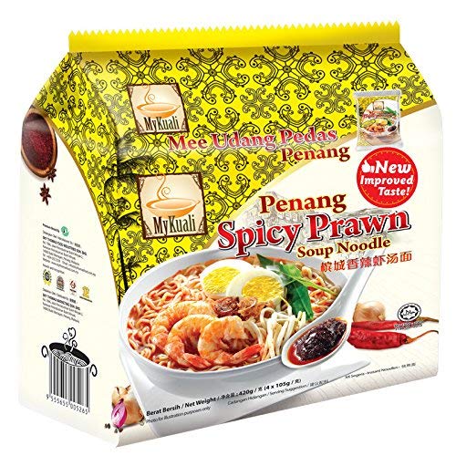 MyKuali Penang Hokkien Prawn Noodles 4x105g Pack