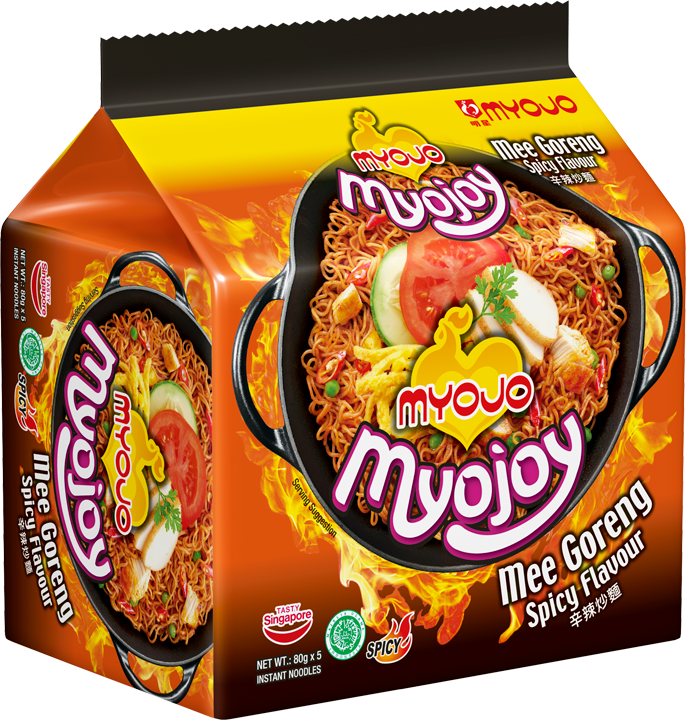 Myojo Mee Goreng Spicy Flavour 5x80g Pack