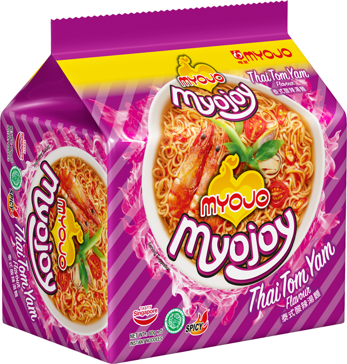 Myojo Thai Tom Yum Flavour 5x80g Pack (BB: 17.07.24)