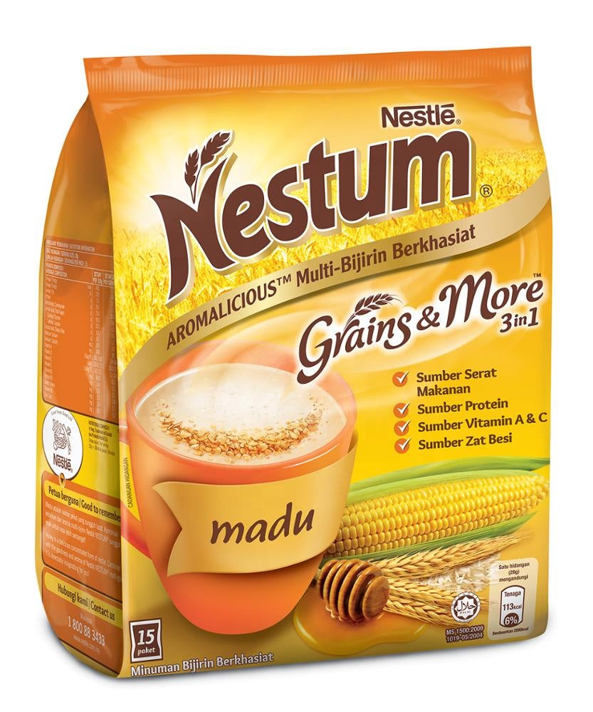 Nestum Cereal 3in1 Honey Packet 15x28g (EXP: 30.09.25)