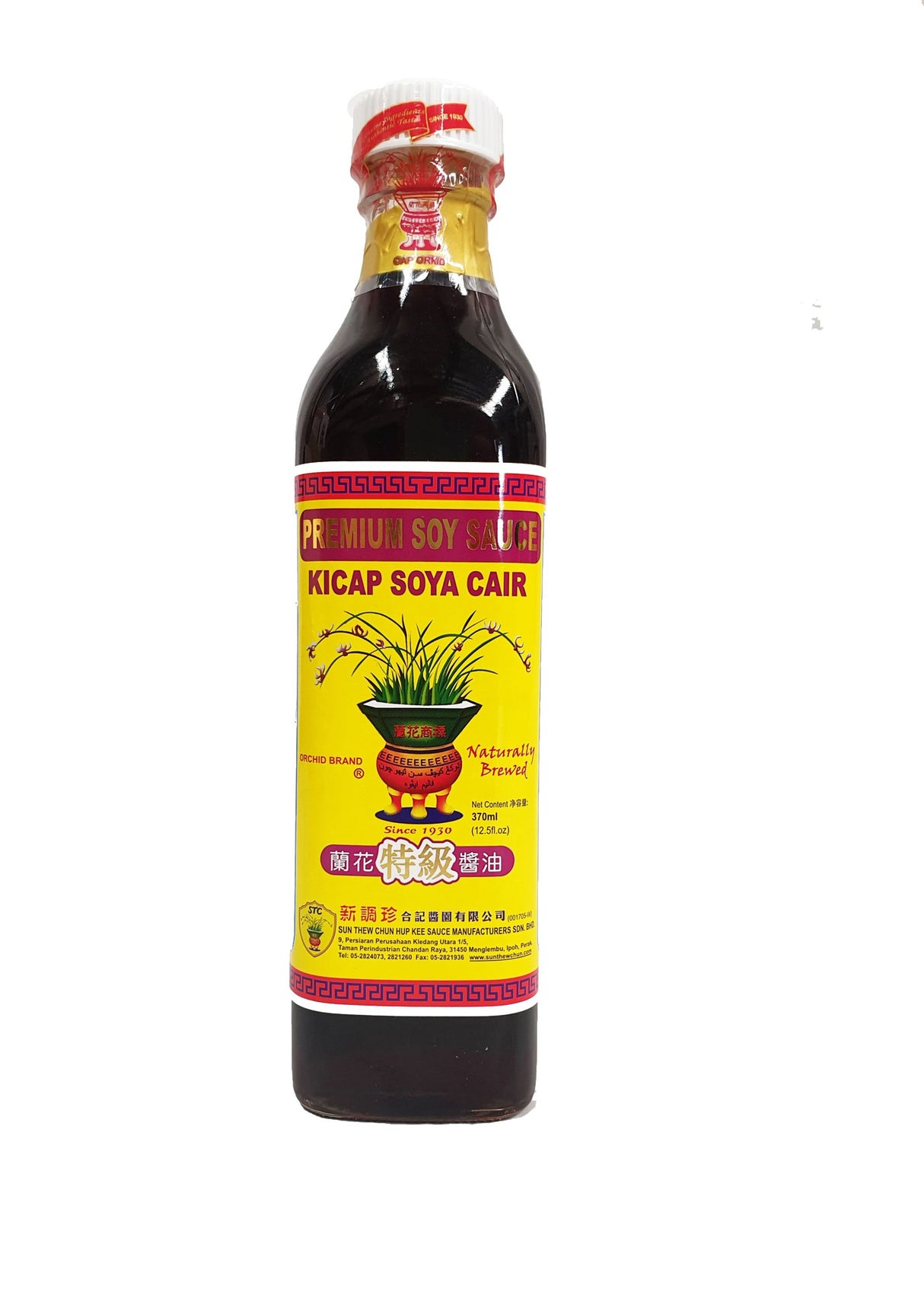 Orchid Brand Premium Soy Sauce 370ml