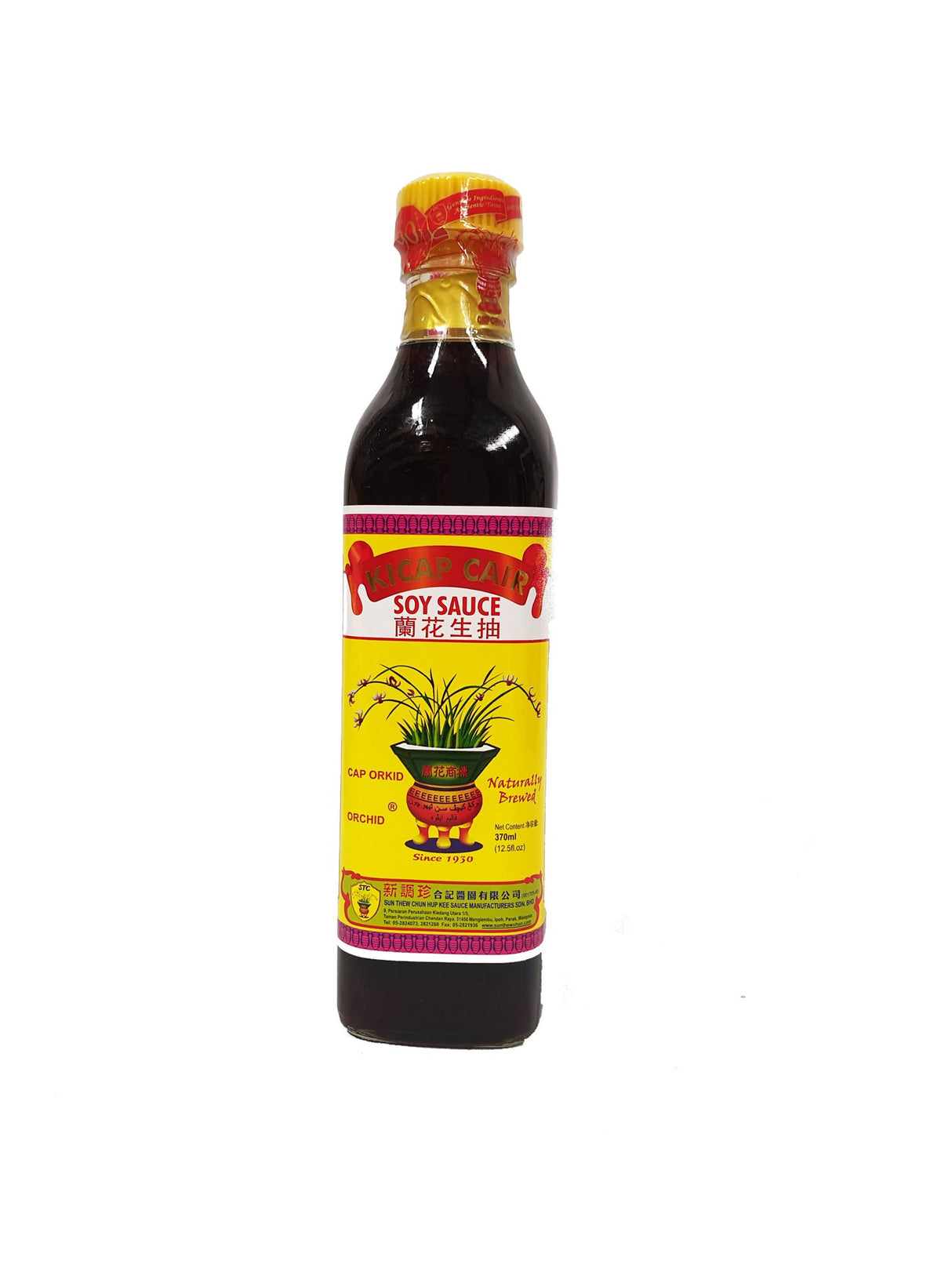 Orchid Brand Soy Sauce 370ml (BB: 31.08.25)