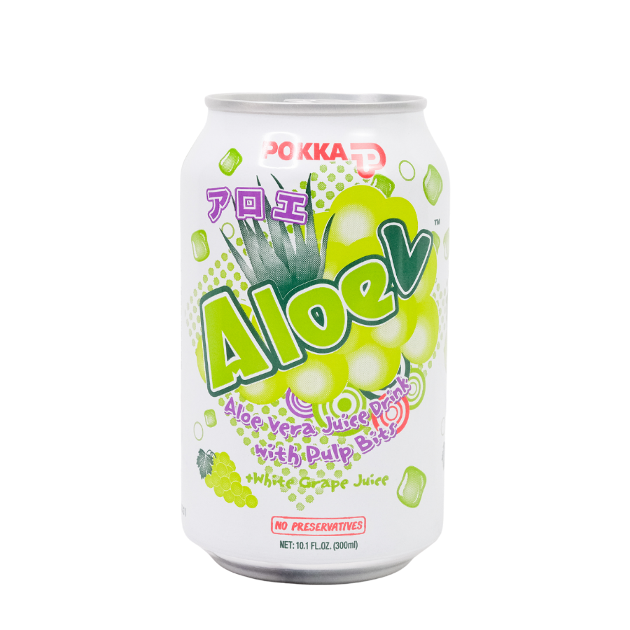 Pokka Aloe V White Grape Juice 300ml