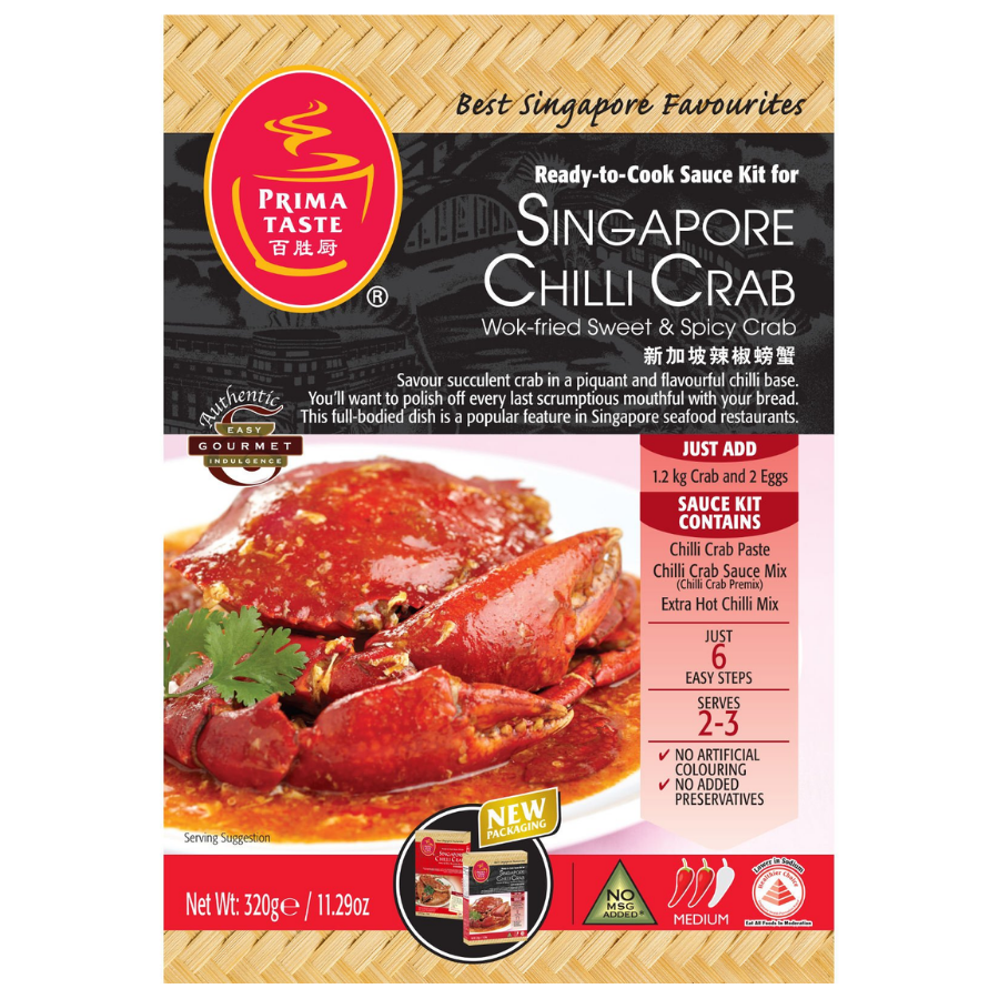 Prima Taste Singapore Chilli Crab Sauce Kit 320g