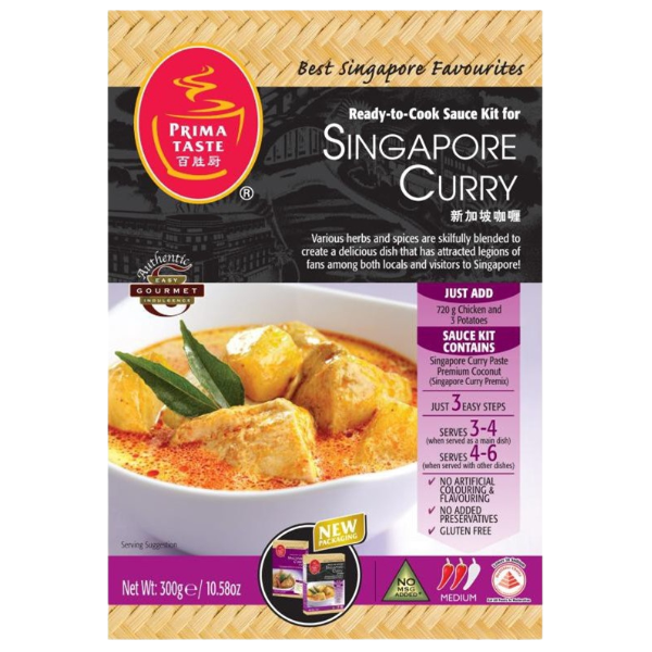 Prima Taste Singapore Curry Sauce Kit 300g