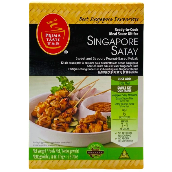 Prima Taste Singapore Satay Sauce Kit 275g