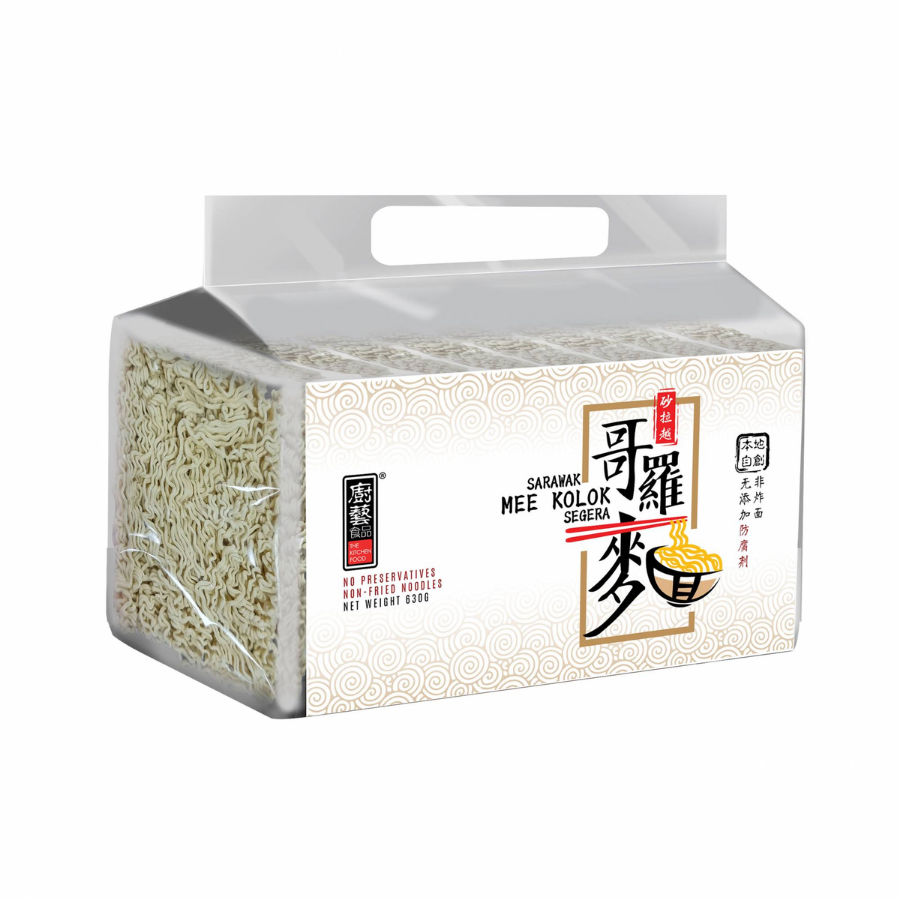 The Kitchen Food Sarawak Kolok Mee 630g Pack (BB: 23.05.25)