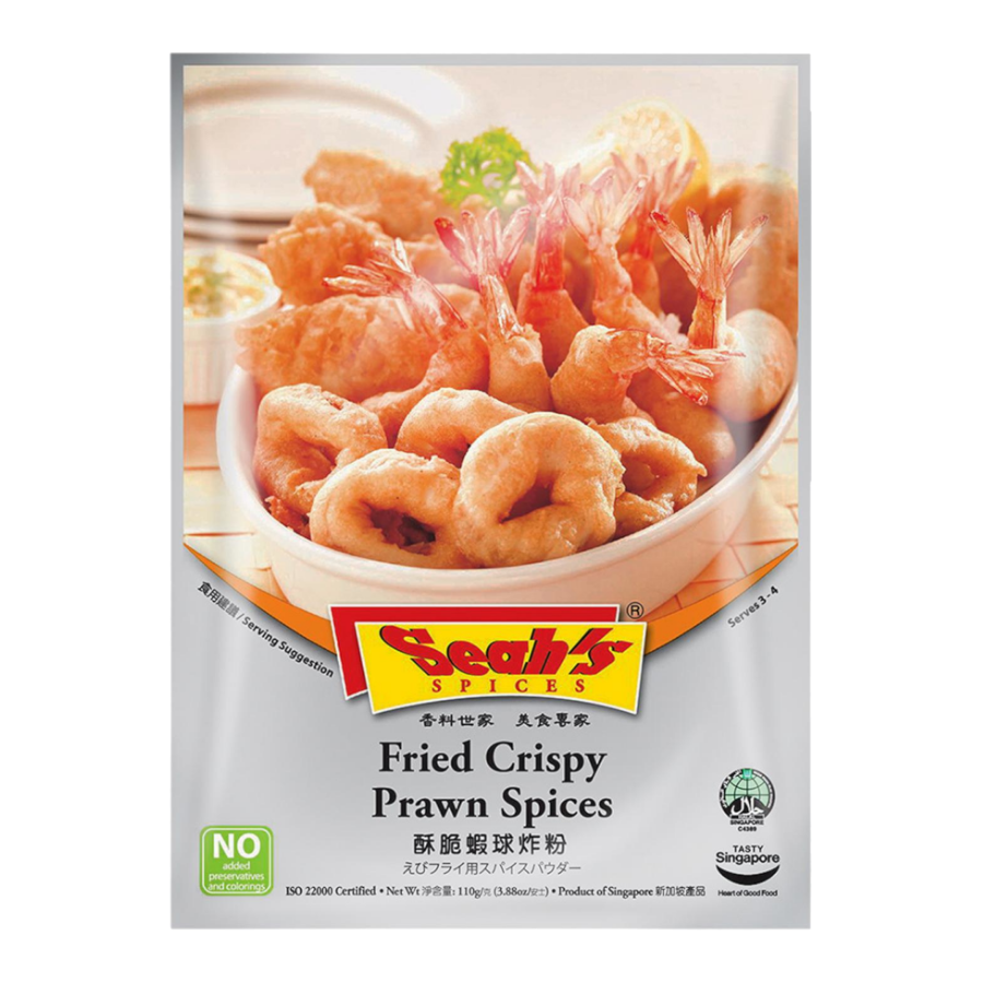 Seah's Fried Crispy Prawn Spices 110g (BB: 10.12.24)