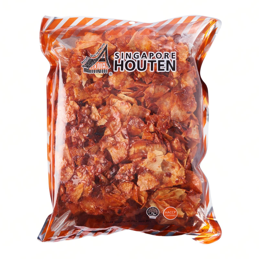Singapore Houten Chilli Tapioca Chips (With Anchovies & Nuts) 500g