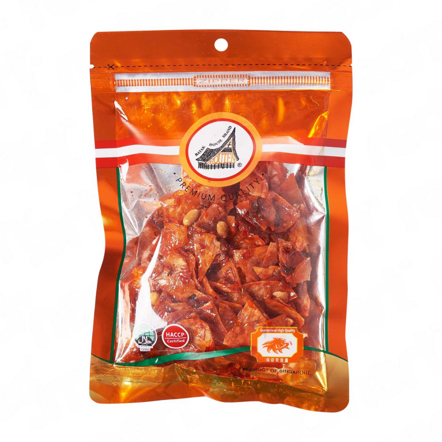 Singapore Houten Chilli Tapioca Chips (With Anchovies & Nuts) 100g