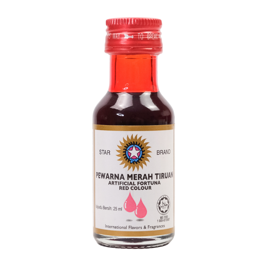 Star Brand Artificial Fortuna Red Colour 25ml (BB: 19.01.25)