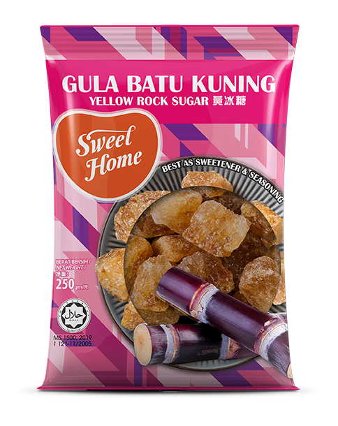 Sweet Home Yellow Rock Sugar 250g