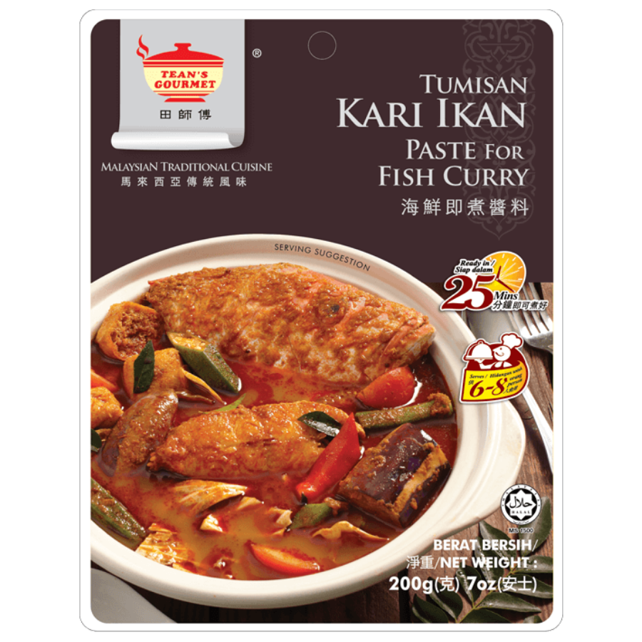 Tean's Gourmet Fish Curry Paste 200g