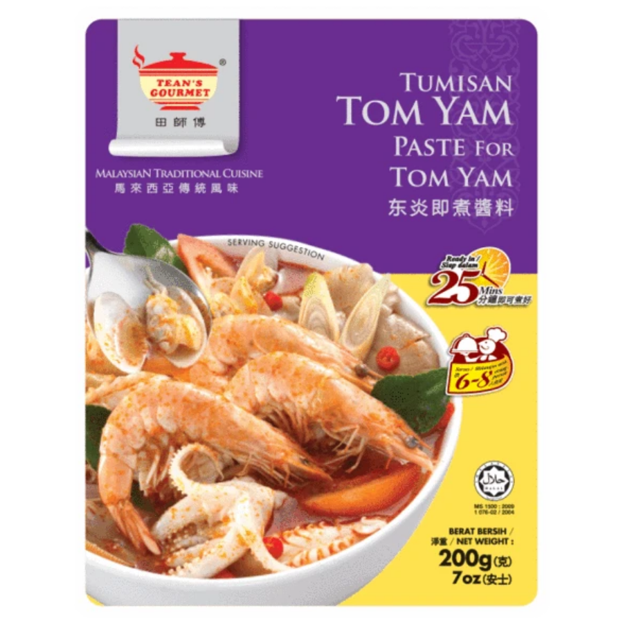 Tean's Gourmet Tom Yam Paste 200g