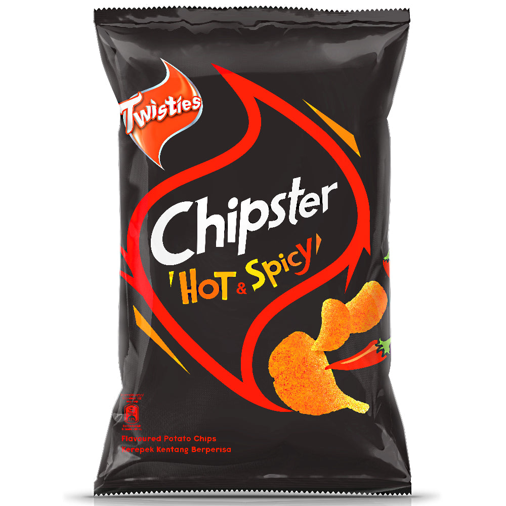 Twisties Chipster Hot & Spicy 130g (BB: 27.08.25)