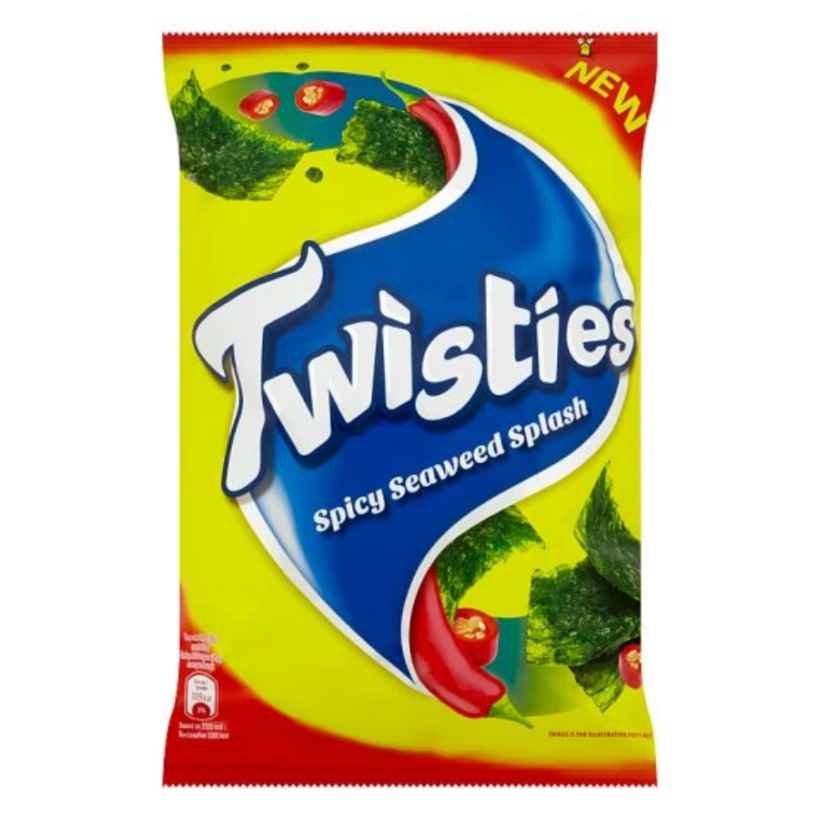 Twisties Spicy Seaweed Splash 140g