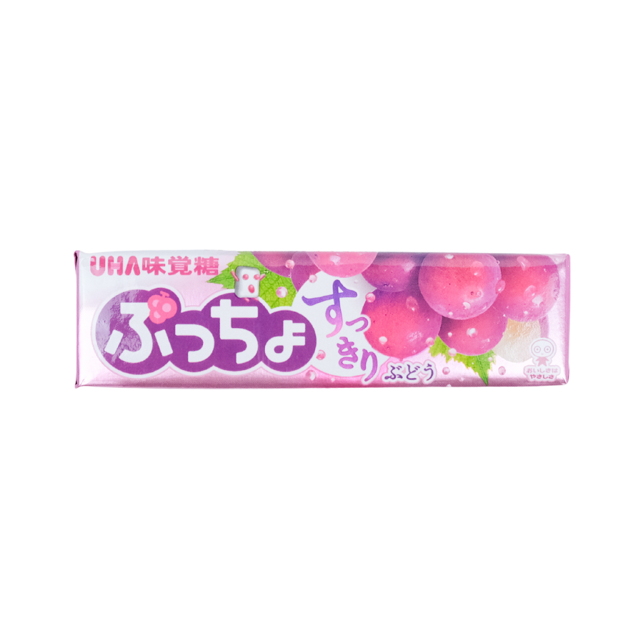 Uha Strong Grape Puccho Candy 50g