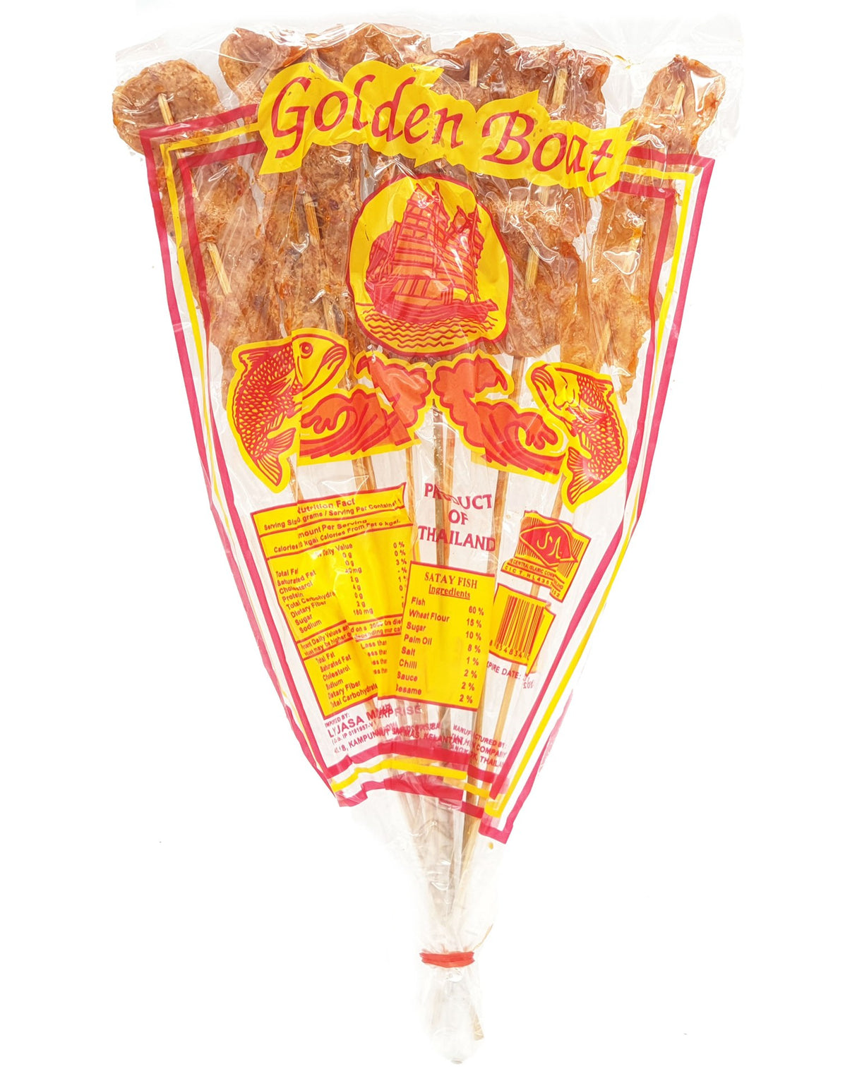 Whale Brand Satay Stick (8 Sticks) 34g (BB: 30.06.25)