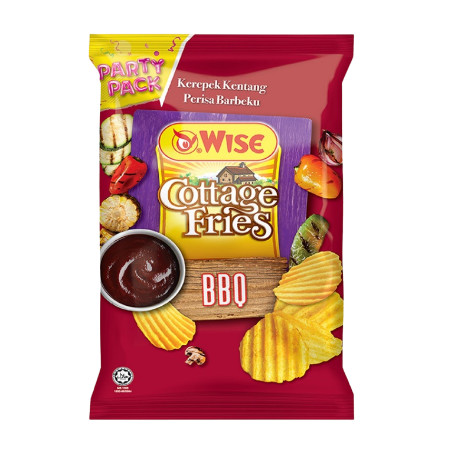 Wise Cottage Fries BBQ 160g (BB: 17.02.25)