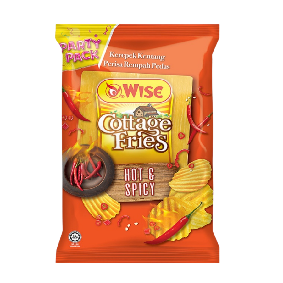 Wise Cottage Fries Hot & Spicy 160g