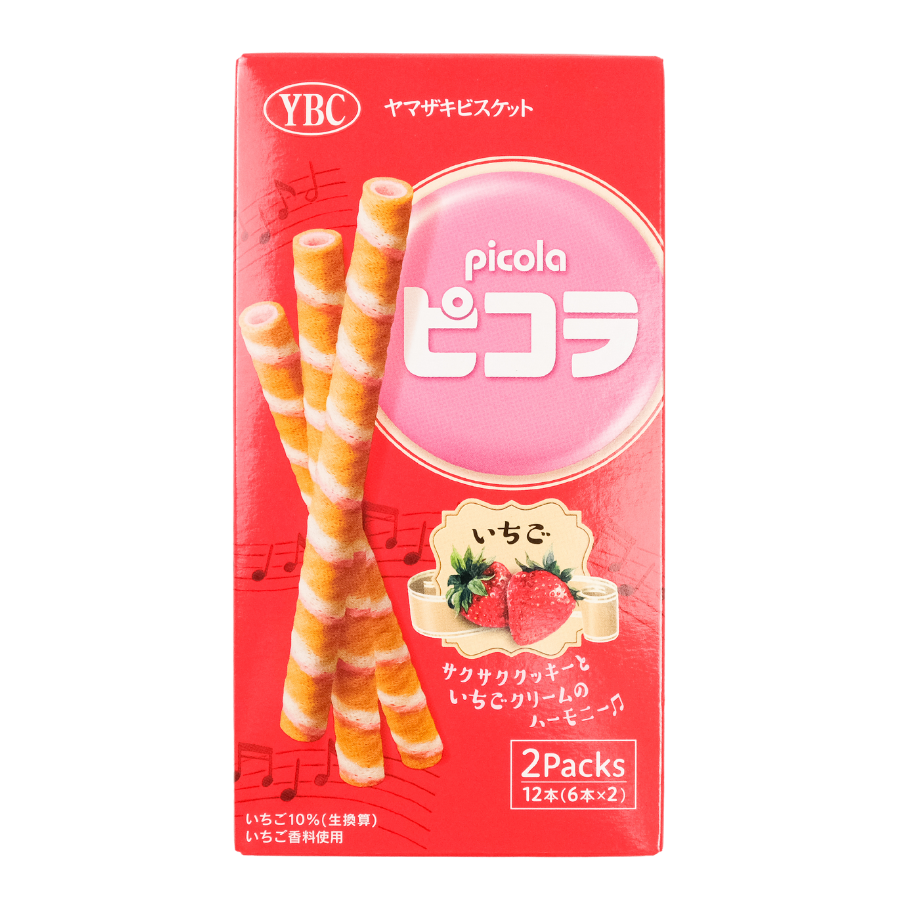 YBC Picola Strawberry (2 Packs In One Box) 59g (BB: 31.07.24)