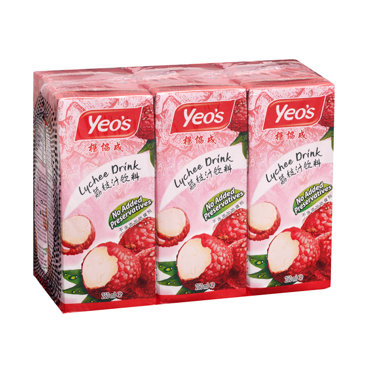 Yeo’s Lychee Drink 6x250ml