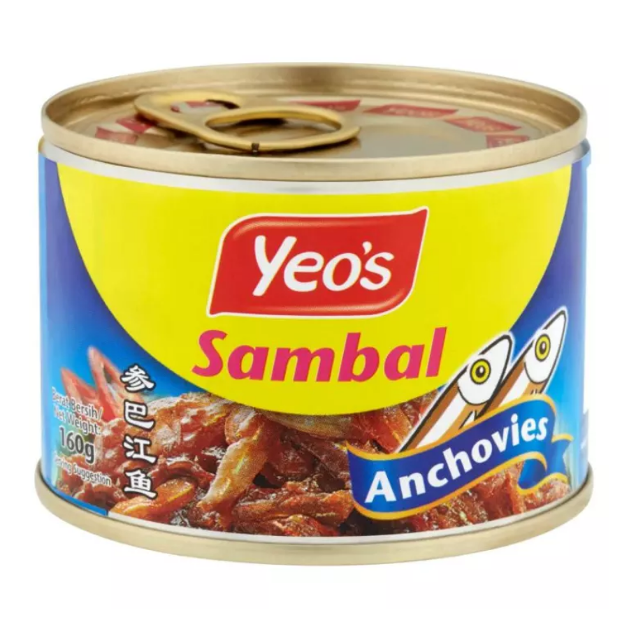 Yeo's Sambal Anchovies 160g