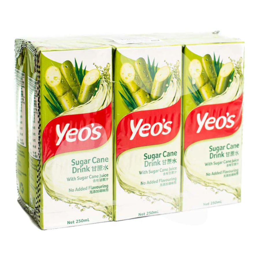 Yeo’s Sugar Cane Drink 6x250ml